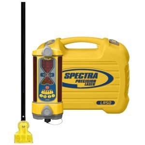 Spectra Precision LR50-DM Laser Machine Display Receiver (NiMH) D20 Mast