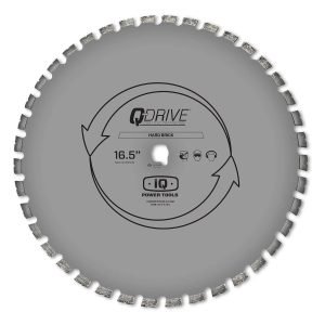 IQ Power Tools 16.5" Hard Brick & Pavers Diamond Blade