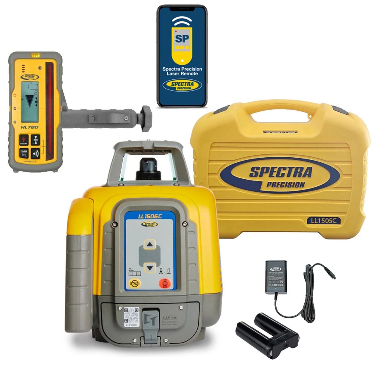 Spectra LL1505C Laser Level Package