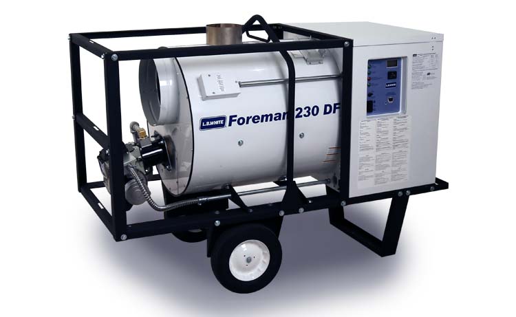 L.B. White 230,000 BTU Foreman 230DF Indirect Fired Portable Heater