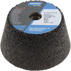Norton 4" Flaring Masonry Cup Wheel
